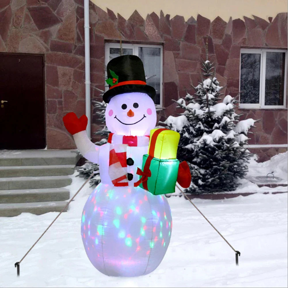 : Christmas Inflatable Snowman - Large Outdoor Holiday Decoration OBA