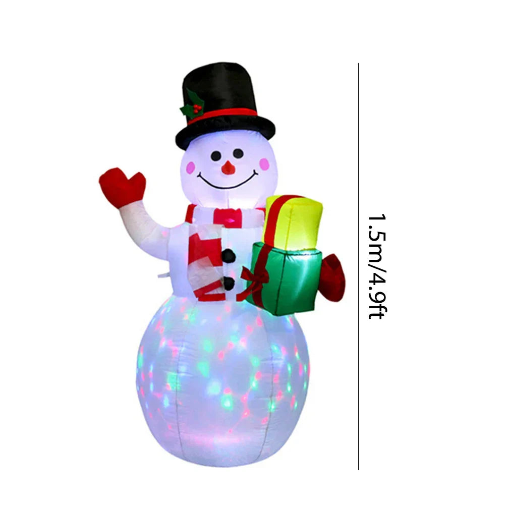 : Christmas Inflatable Snowman - Large Outdoor Holiday Decoration OBA