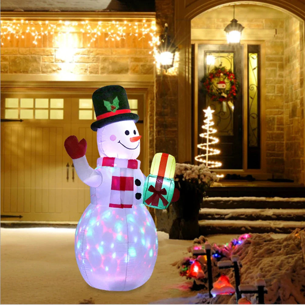 : Christmas Inflatable Snowman - Large Outdoor Holiday Decoration OBA